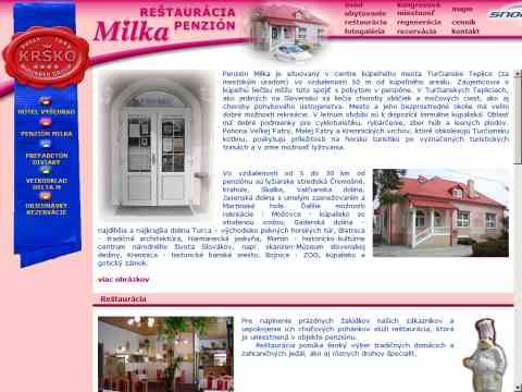 Nhled www strnek http://www.penzion-milka.sk