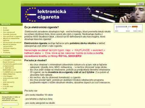 Nhled www strnek http://www.elektronicka-cigareta.sk