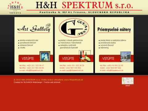 Nhled www strnek http://www.hhspektrum.sk