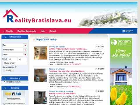 Nhled www strnek http://www.realitybratislava.eu