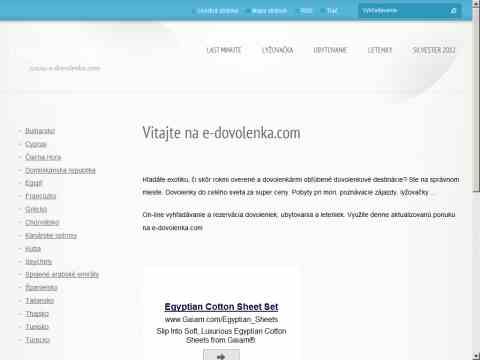 Nhled www strnek http://www.e-dovolenka.com/