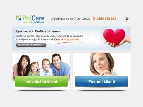 Nhled www strnek http://www.procare.sk/