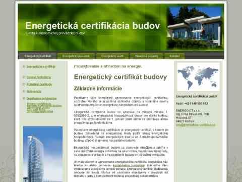 Nhled www strnek http://www.energeticke-certifikaty.sk/