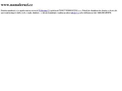 Nhled www strnek http://www.namaleruzi.cz