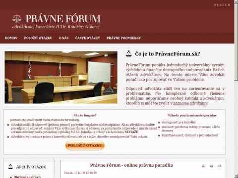 Nhled www strnek http://www.pravneforum.sk