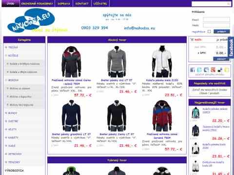Kliknutím přejdete na http://www.nahodsa.eu Náhled www stránek http://www.nahodsa.eu