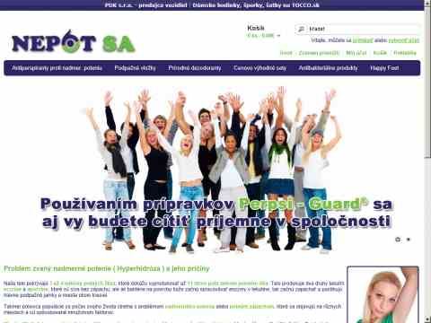 Kliknutím přejdete na http://www.nepotsa.sk Náhled www stránek http://www.nepotsa.sk