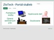 Kliknutím přejdete na http://www.ziotech.sk Náhled www stránek http://www.ziotech.sk