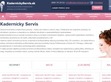 Kliknutím přejdete na http://www.kadernickyservis.sk/ Náhled www stránek http://www.kadernickyservis.sk/