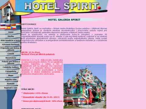 Nhled www strnek http://www.hotelspirit.sk