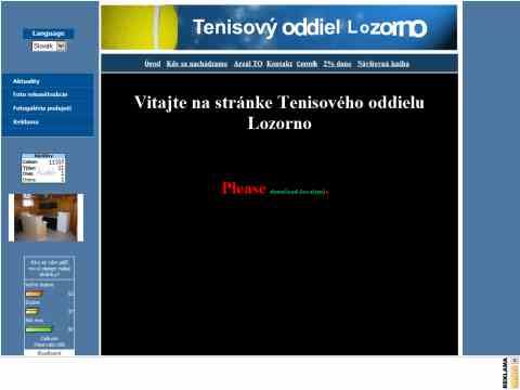 Nhled www strnek http://tenislozorno.szm.sk