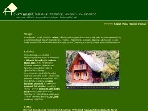 Nhled www strnek http://www.chatahelena.sk/apartman-liptov/