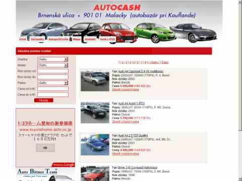 Nhled www strnek http://www.autocash.sk