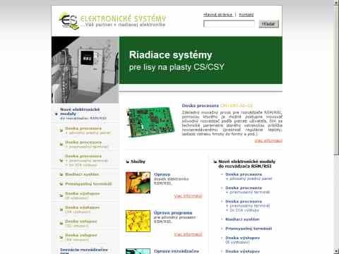 Nhled www strnek http://www.elektronicke-systemy.sk/