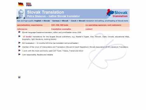 Nhled www strnek http://www.slovak-translation.sk