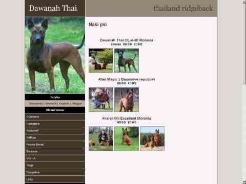 Nhled www strnek http://www.thairidgeback.sk