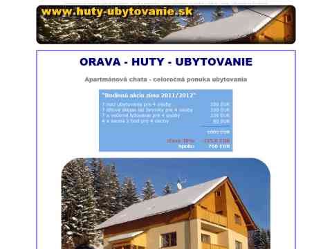 Nhled www strnek http://www.huty-ubytovanie.sk