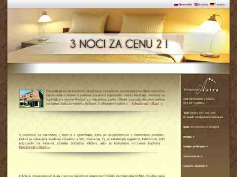 Nhled www strnek http://www.penzionastra.sk