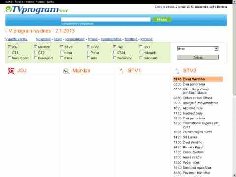 Nhled www strnek http://tv-program.surf.sk/