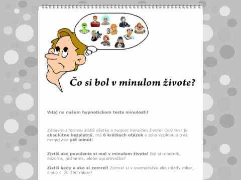 Nhled www strnek http://minulyzivot.sk/