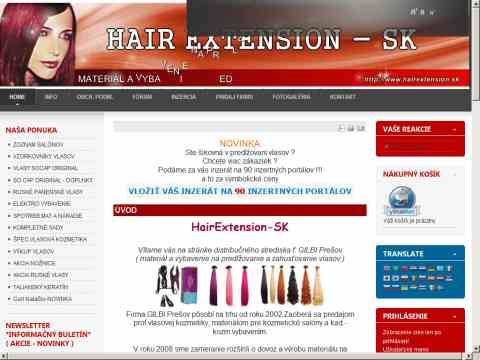 Nhled www strnek http://www.hairextension.sk